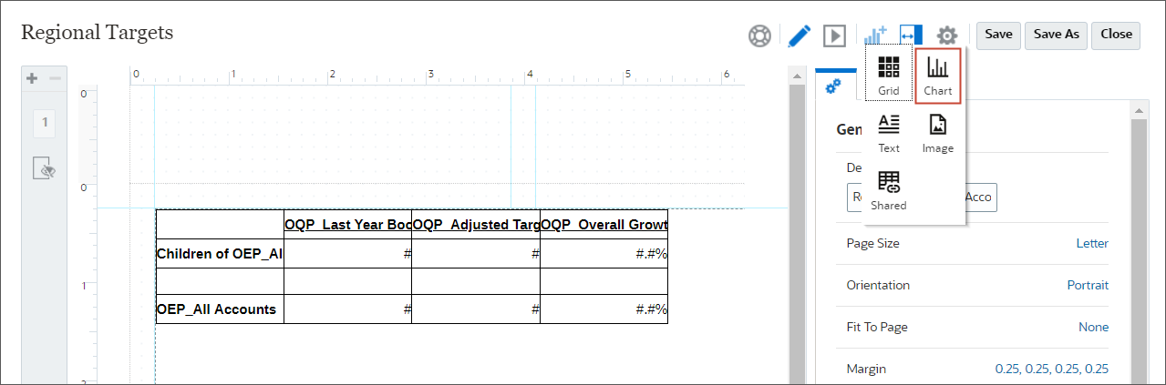 Add Chart Object